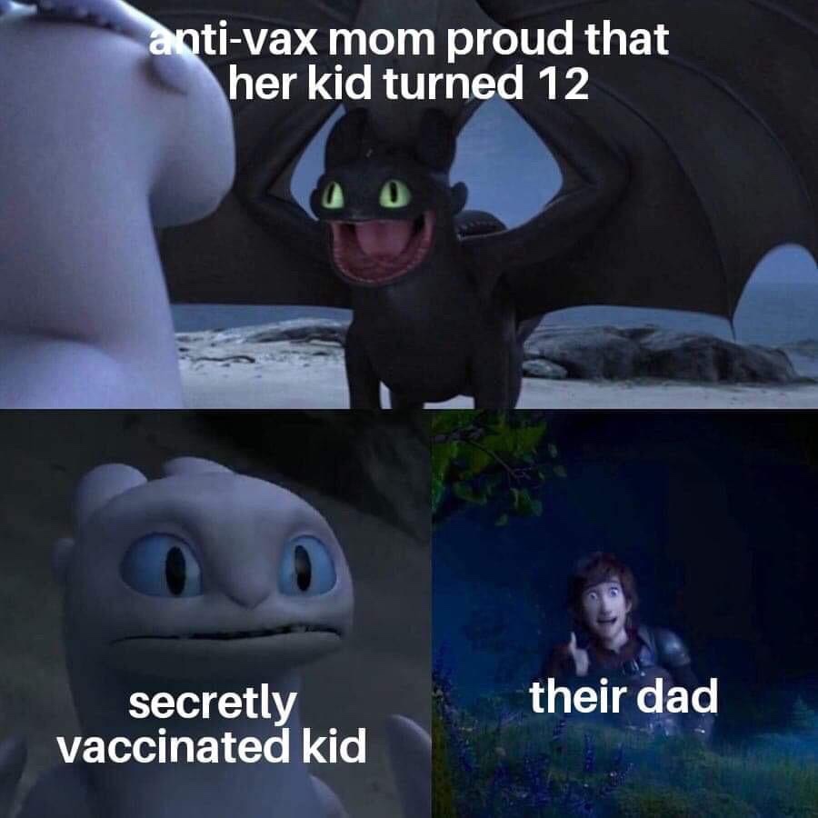 anti vax mom memes - antivax mom proud that her kid turned 12 their dad secretly vaccinated kid