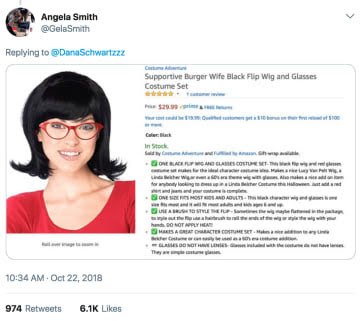 glasses - Ra Angela Smith DanaSchwartzzz Supportive Burger Wife Black Pip Wigand Glasses Costume Set Gone Arrua R Boost 974