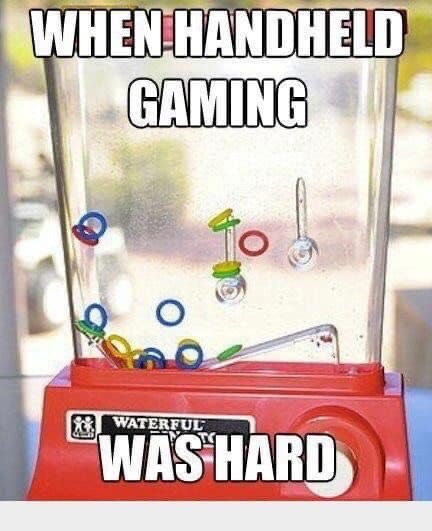 water ring toy - When Handheld Gaming Was Hard