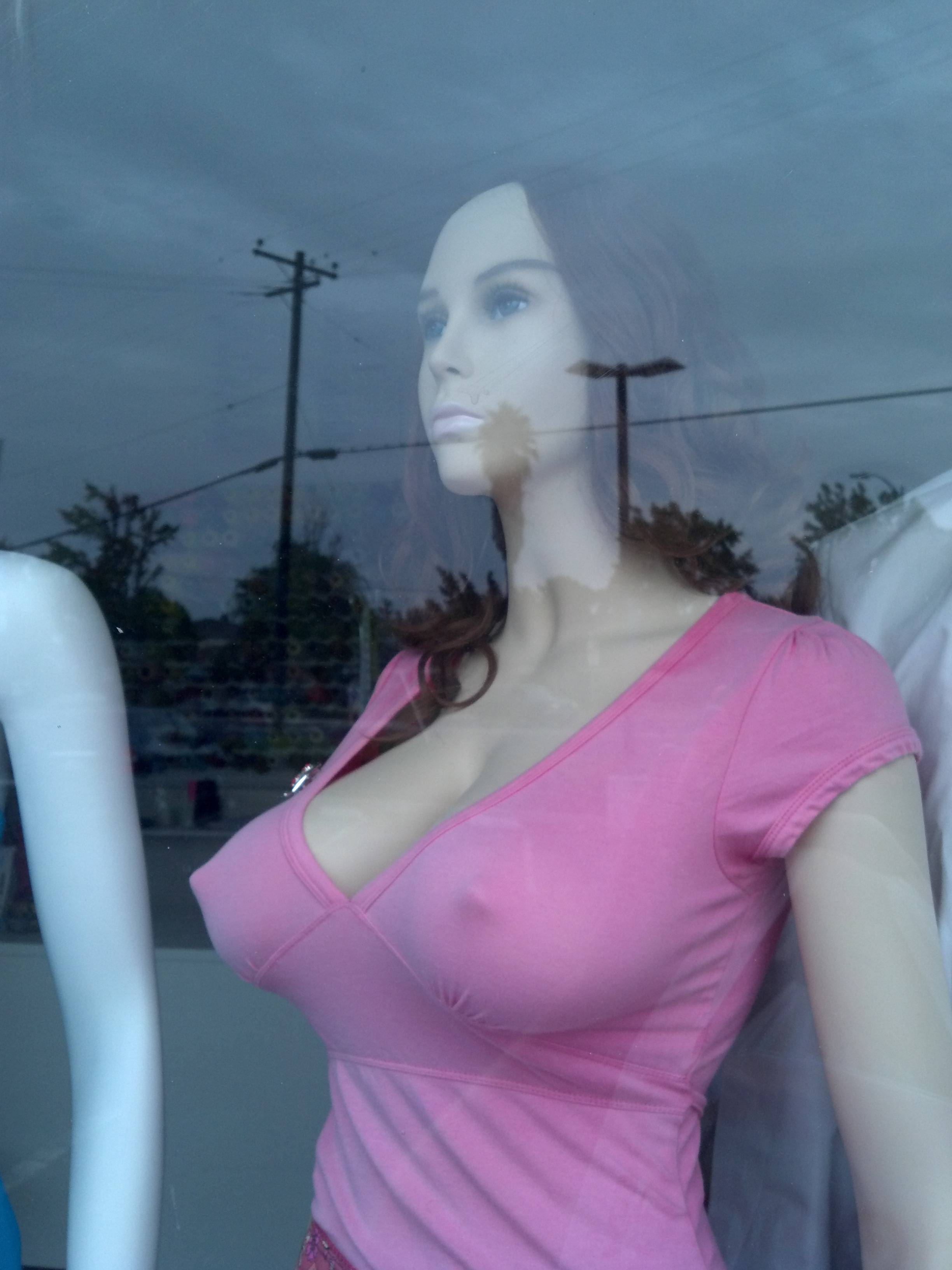 female mannequin nipples