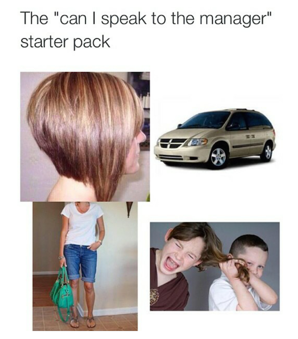 can i speak to the manager haircut - The "can I speak to the manager" starter pack