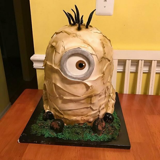 cake decorating minion