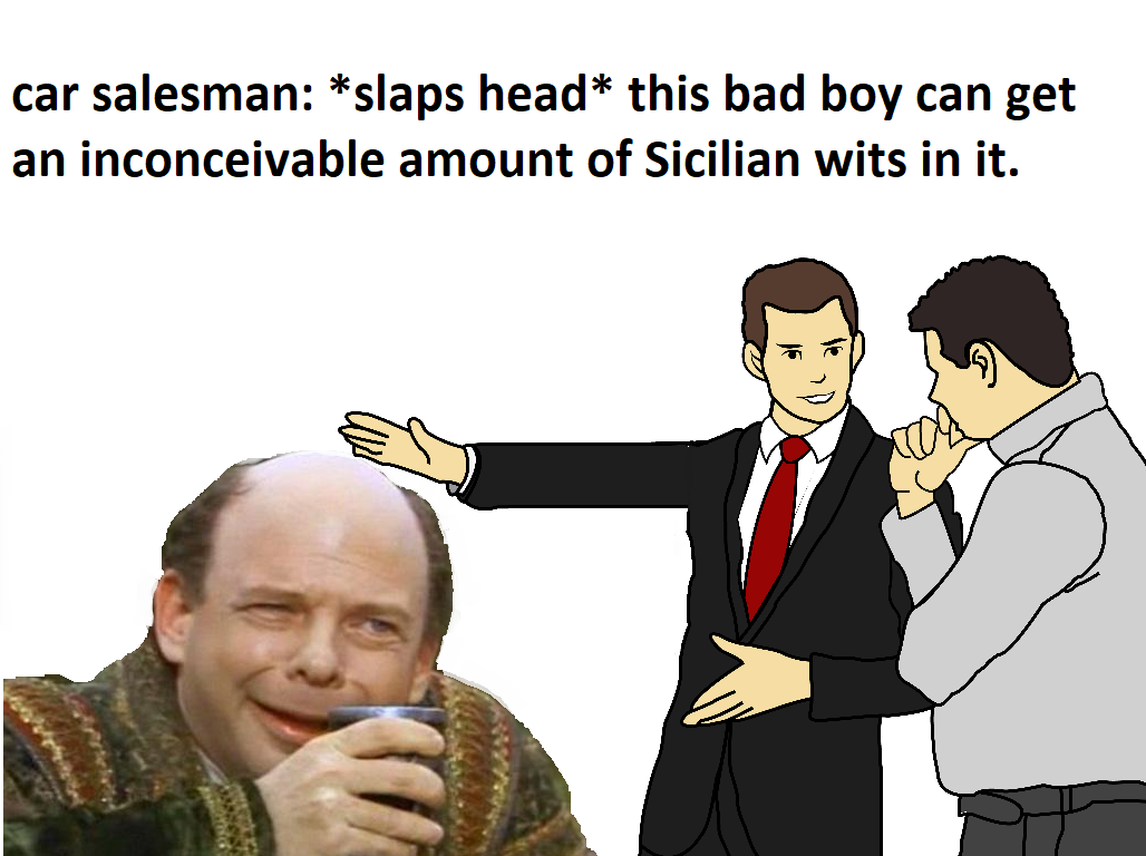 rhodes greece meme - car salesman slaps head this bad boy can get an inconceivable amount of Sicilian wits in it.