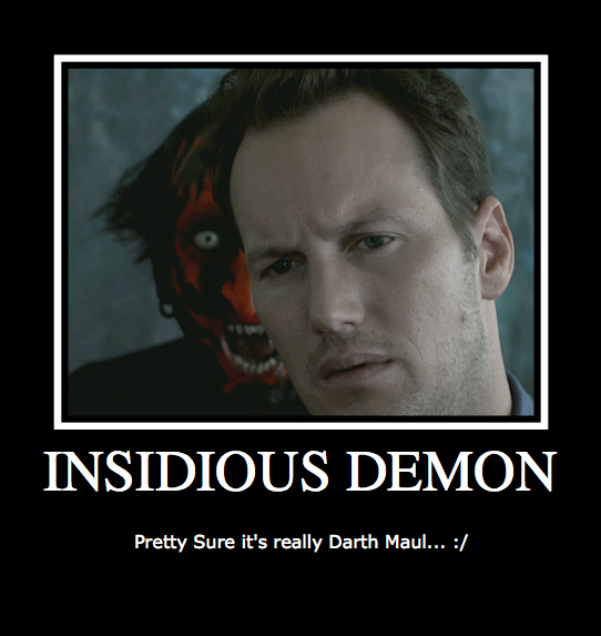 meme insidious red face meme - Insidious Demon Pretty Sure it's really Darth Maul...