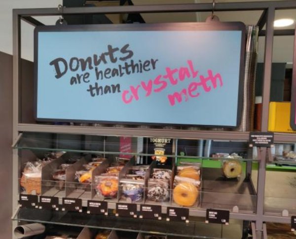 bakery - Donuts are healthier than rys "crystal meth Yoghurt