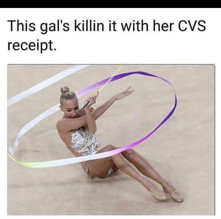 meme cvs receipt - This gal's killin it with her Cvs receipt.