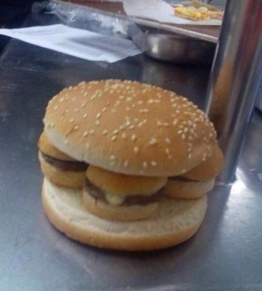 cursed hamburger