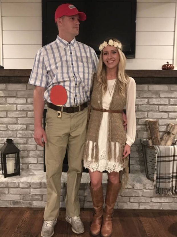 forrest gump and jenny halloween costume