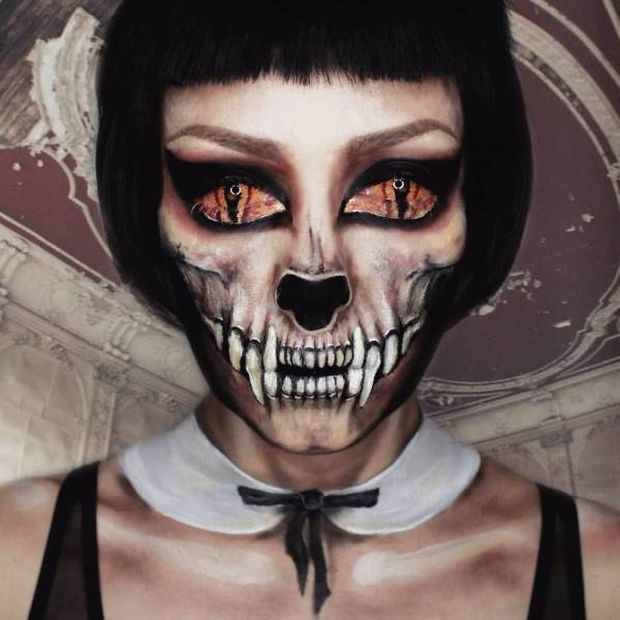 halloween costume diy - Cosmetics - creepy skeleton