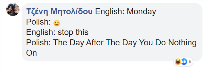 online advertising - English Monday Polish English stop this Polish The Day After The Day You Do Nothing On