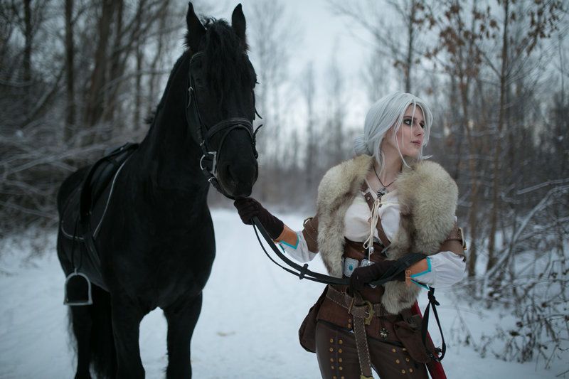 witcher horse cosplay