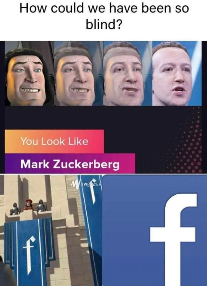 photo caption - How could we have been so blind? You Look Mark Zuckerberg Wever