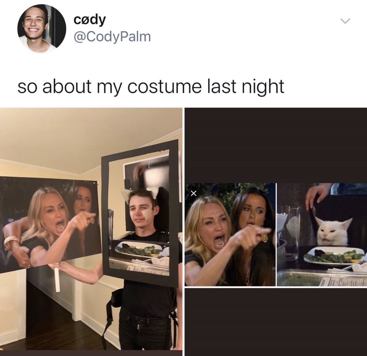 presentation - cody so about my costume last night