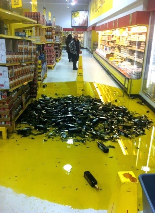 olive oil spill