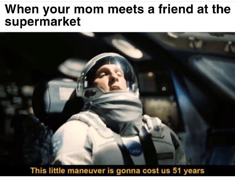 little maneuver is gonna cost us 51 years - When your mom meets a friend at the supermarket when your mom meets a friend at t This little maneuver is gonna cost us 51 years