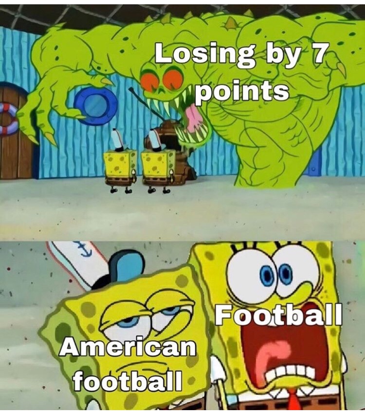 meme templates 2019 - Losing by 7 points o Football American .. football