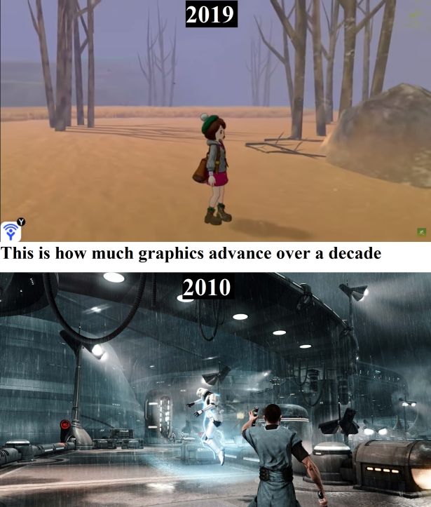 games - 2019 This is how much graphics advance over a decade 2010