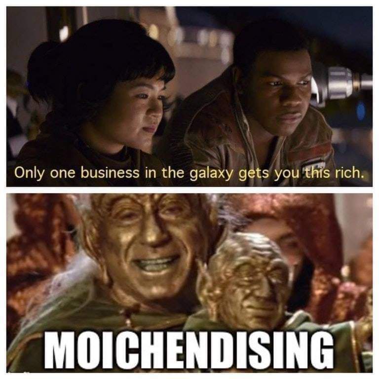 only one business in the galaxy gets you this rich - Only one business in the galaxy gets you this rich. Moichendising