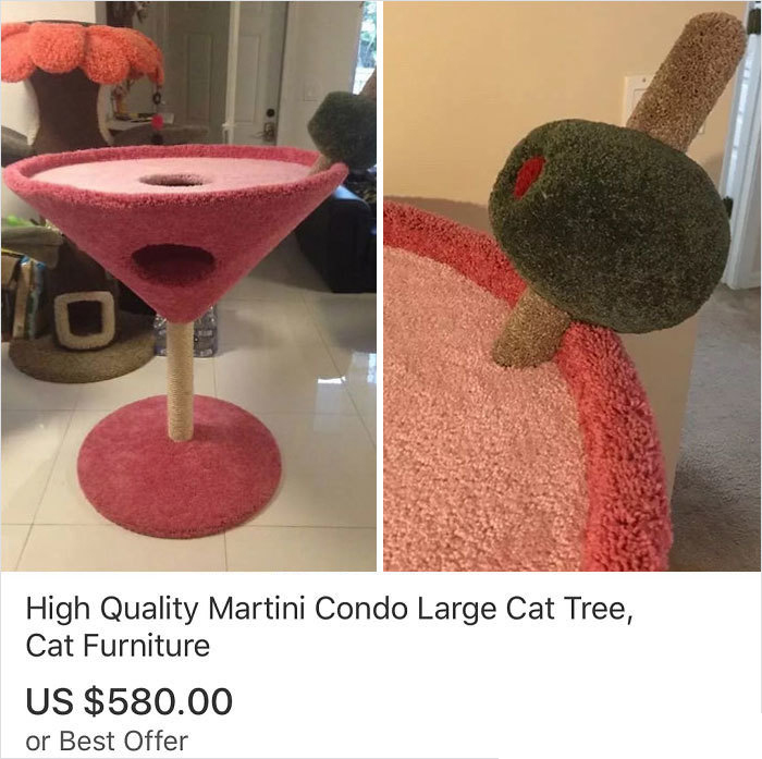 floor - High Quality Martini Condo Large Cat Tree, Cat Furniture Us $580.00 or Best Offer