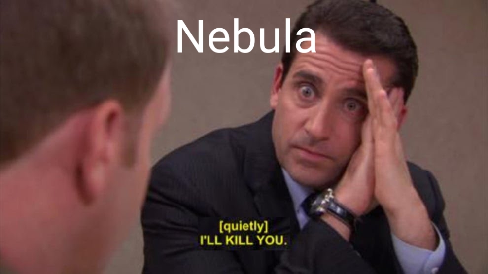Avengers meme - photo caption - Nebula quietly I'Ll Kill You.