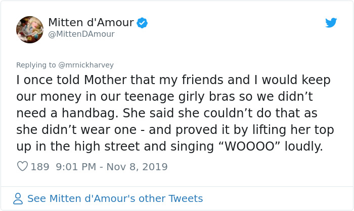 james franco times up tweet - Mitten d'Amour DAmour I once told Mother that my friends and I would keep our money in our teenage girly bras so we didn't need a handbag. She said she couldn't do that as she didn't wear one and proved it by lifting her top 