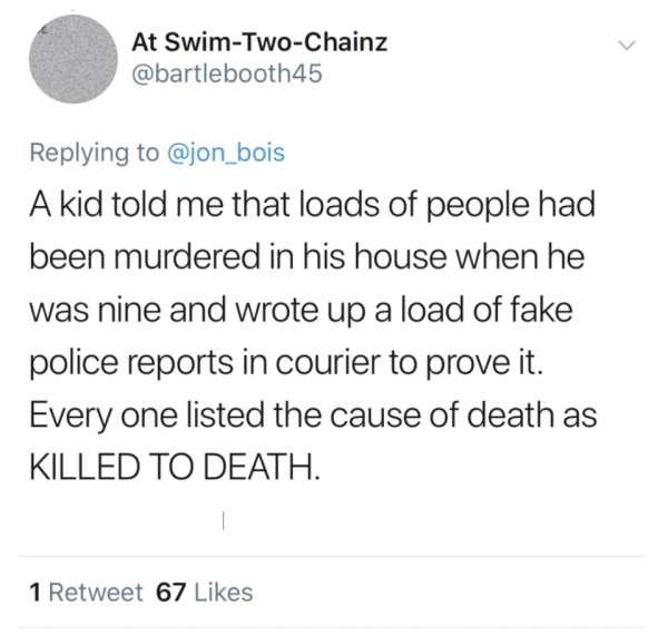 jhene aiko pressure lyrics - At SwimTwoChainz A kid told me that loads of people had been murdered in his house when he was nine and wrote up a load of fake police reports in courier to prove it. Every one listed the cause of death as Killed To Death. 1 R