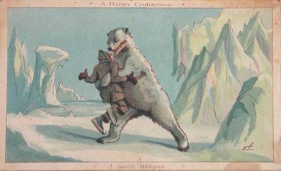 creepy victorian christmas cards