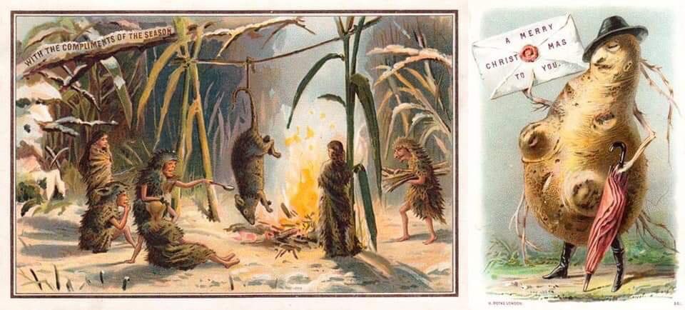 victorian christmas cards - A Merry The Compliments Of The Seaso2 With The Christmas To