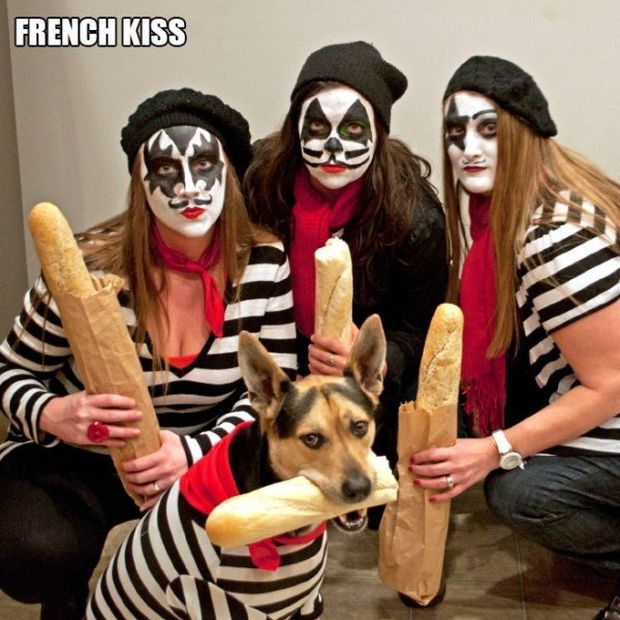 pun halloween costumes - French Kiss