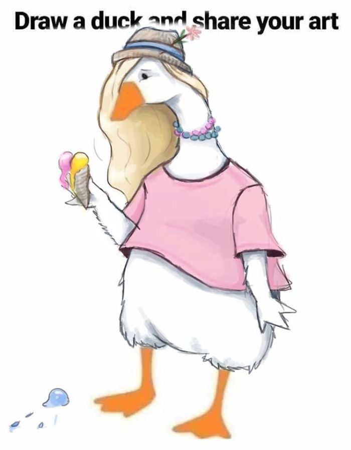 draw a duck and share your art - Draw a duck and your art