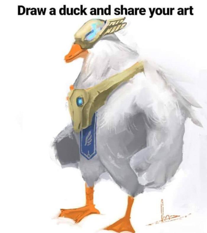 draw a duck and share your art - Draw a duck and your art