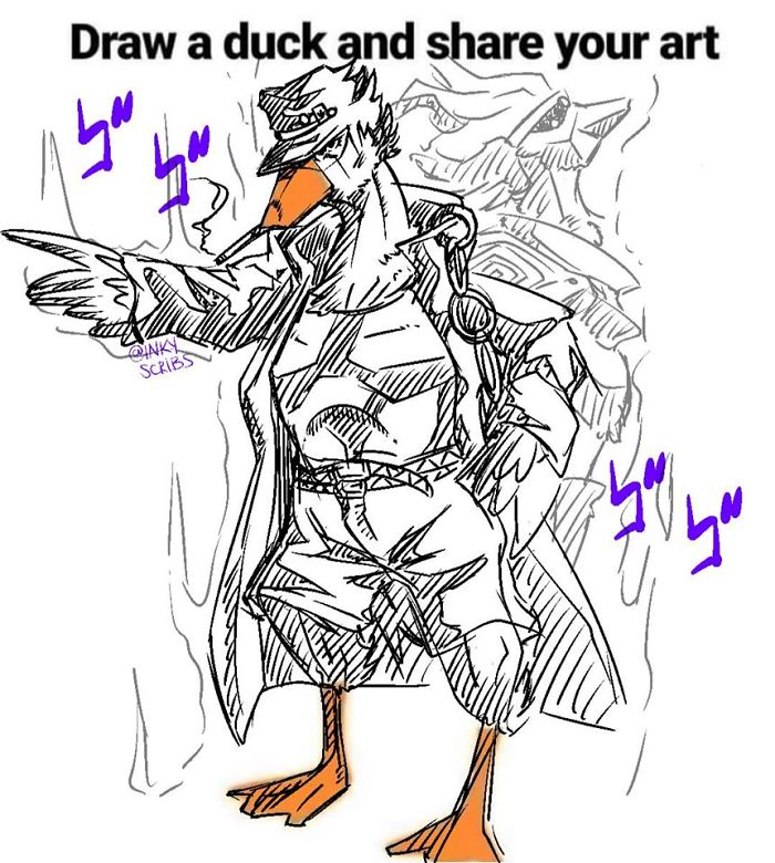 draw a duck and share your art - Draw a duck and your art Scribs