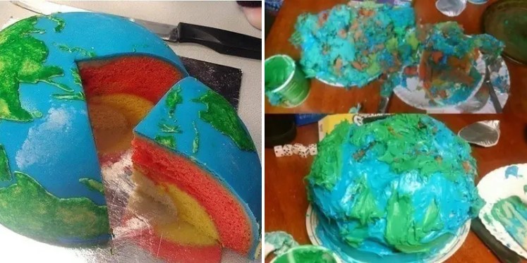 earth science cake