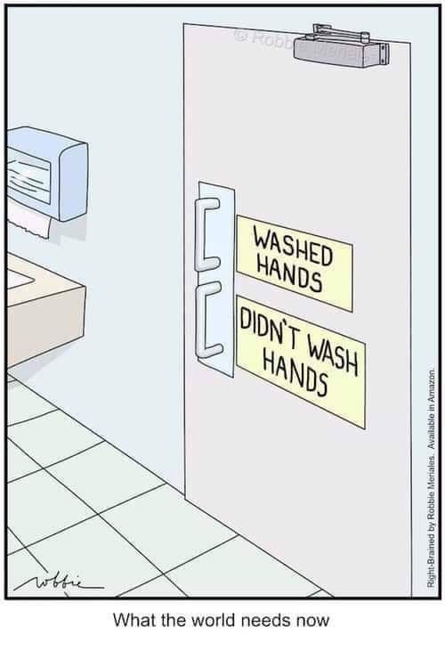 washed hands didn t wash hands - Washed Hands It Didnt Wash Hands RightBrained by Robbie Meriales. Available in Amazon What the world needs now
