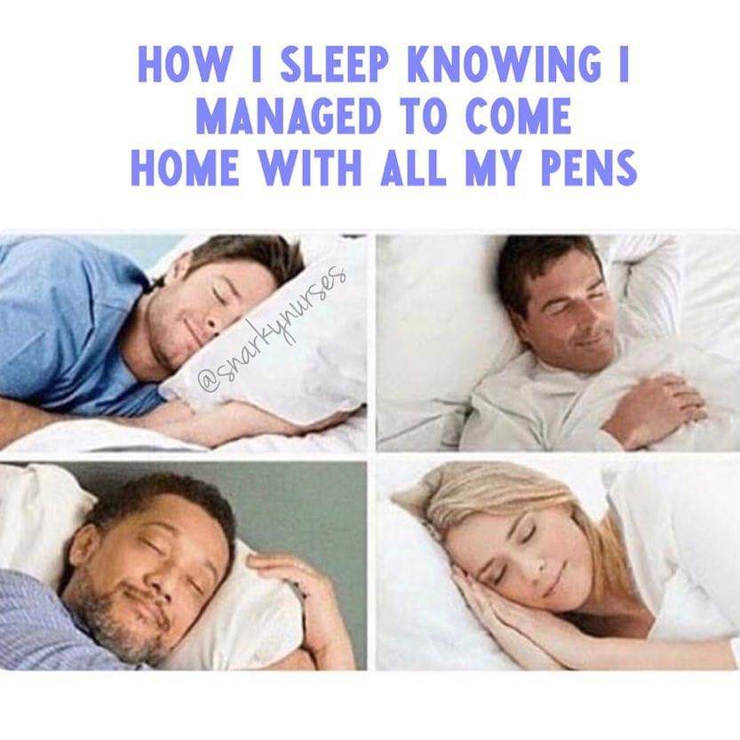 sleep knowing i would never find true love memes - How I Sleep Knowing I Managed To Come Home With All My Pens