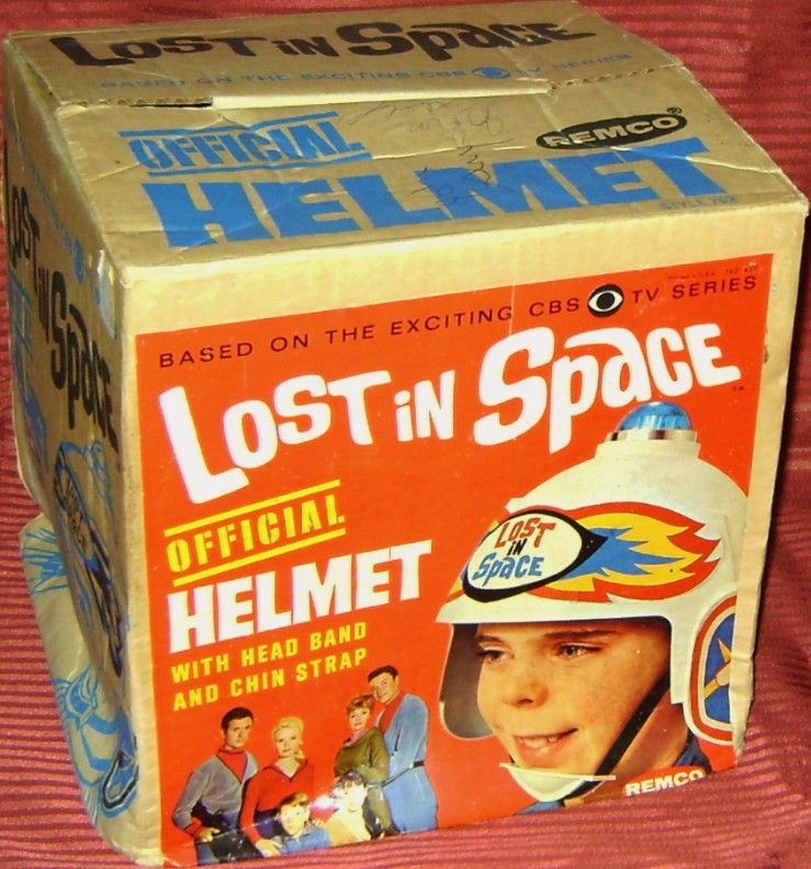 vintage toys - breakfast cereal - Cemco Defot Tv Series Based On The Exciting Cbs Lost in Space Official 205, Space Helmet With Head Band And Chin Strap Remco