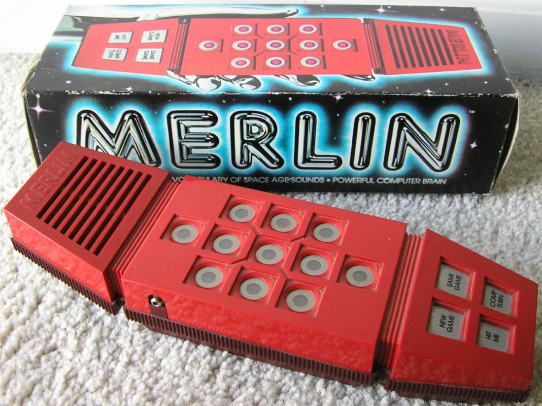 vintage toys - merlin electronic game - Merlin Ulary Of Space Age Sounds Powerful Computer Brain Same Game Comp Turn New Game