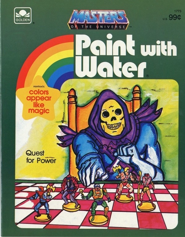 vintage toys - paint with water - 1773 us 990 Golden Or The Universe Paint with Water nontoxic colors appear magic kamwe Quest for Power