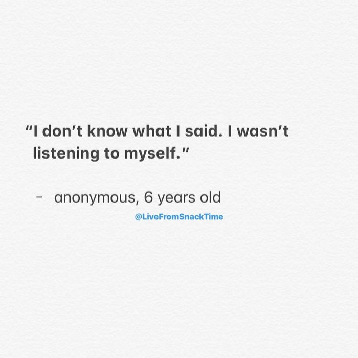 unrequited love - "I don't know what I said. I wasn't listening to myself." anonymous, 6 years old