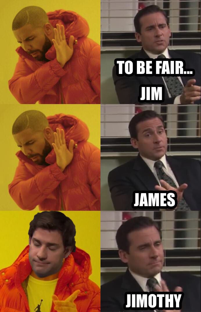 the office - angela quotes the office - To Be Fair... Jim James Jimothy