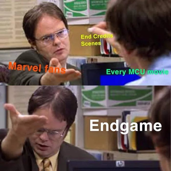 the office - endgame dwight meme - End Credits Scenes Marvel fin Every Mcu mowie Endgame