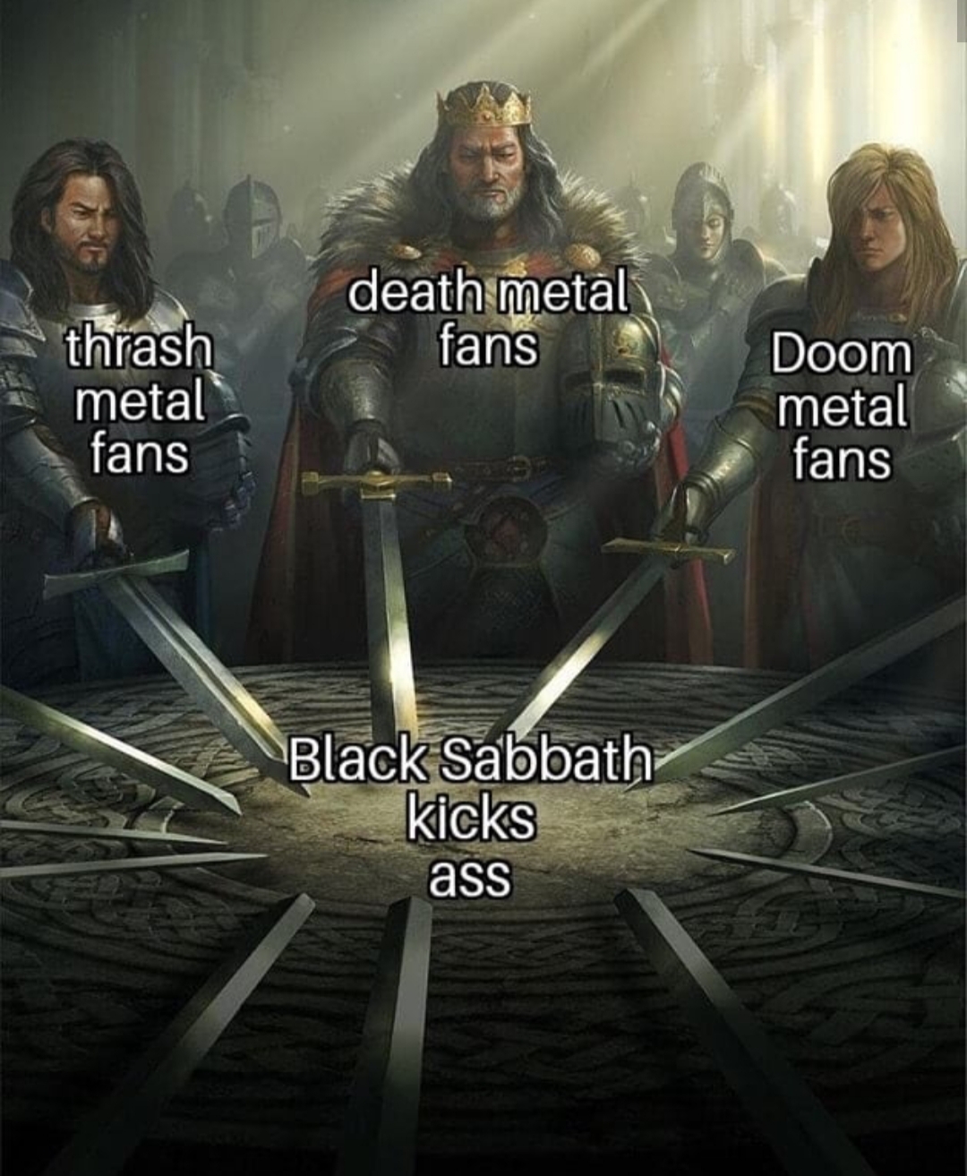 rdr2 memes arthur - death metal fans thrash metal fans Doom metal fans Black Sabbath kicks ass