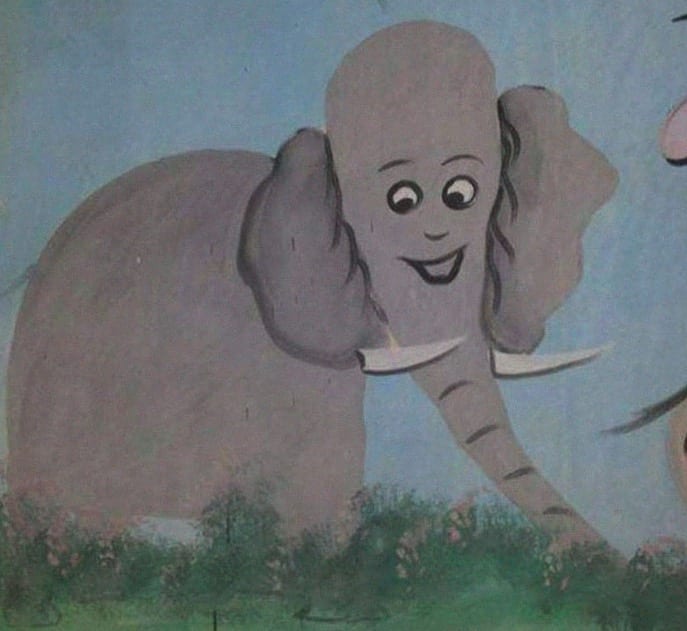 funny elephant face png