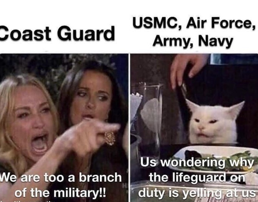 coast guard meme lifeguard - Coast Guard Usmc, Air Force, Army, Navy We are too a branch of the military!! Us wondering why the lifeguard on duty is yelling at us