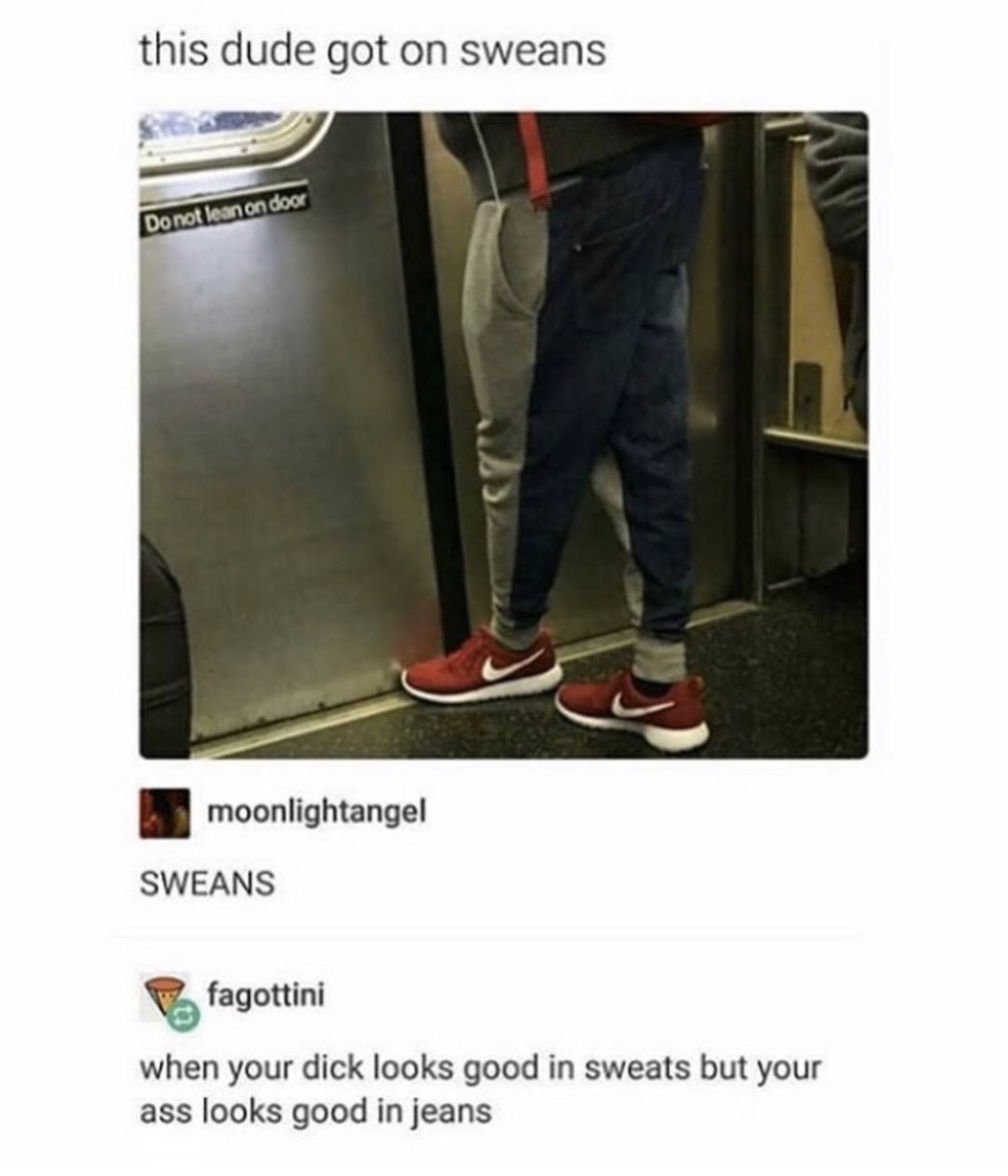 Sweatpants that dont show dick