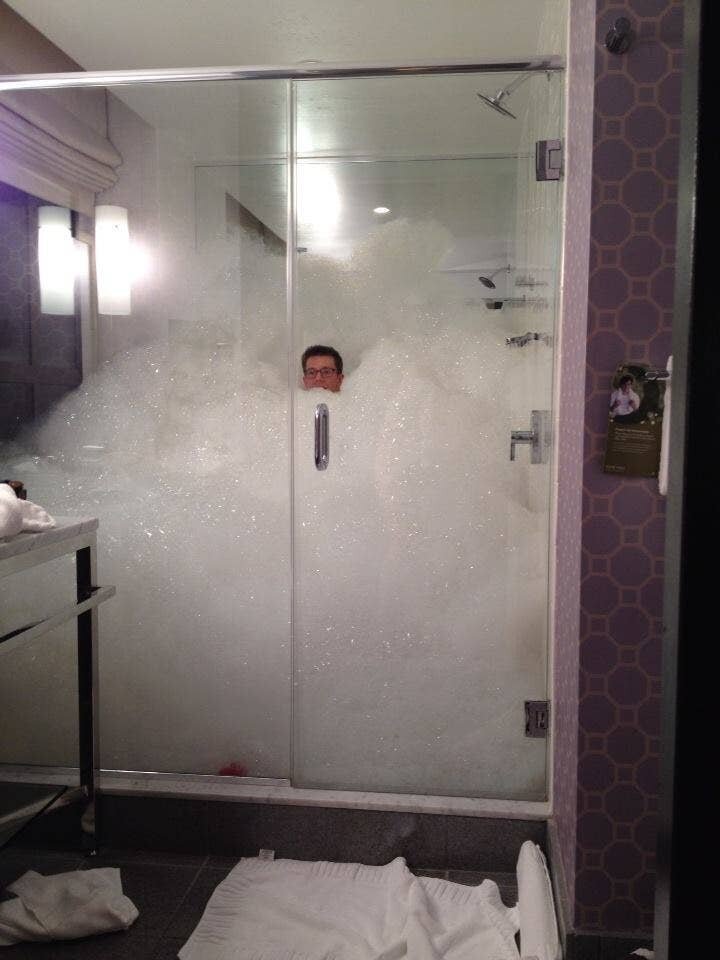 too much bubble bath