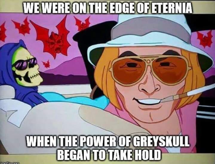 he man fear and loathing - We Were On The Edge Of Eternia When The Power Of Greyskull Began To Take Hold main on