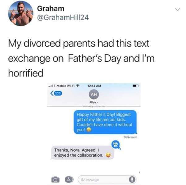 web page - Graham Hill24 My divorced parents had this text exchange on Father's Day and I'm horrified TMobile WiFi