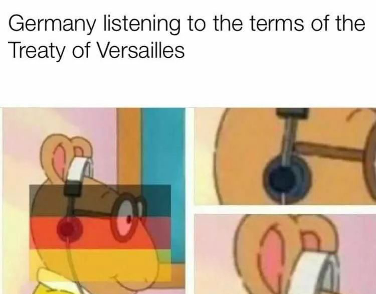 germany listening to the treaty of versailles - Germany listening to the terms of the Treaty of Versailles