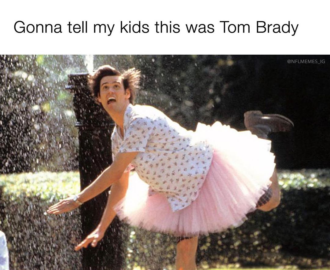 ace ventura - Gonna tell my kids this was Tom Brady